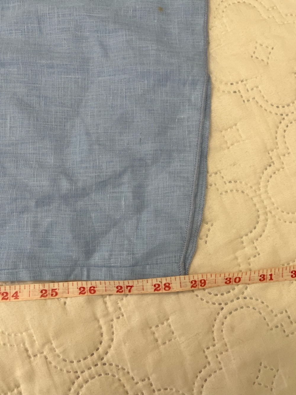 Gil Rodriguez Blue 100% Linen Wide Leg Pants Tie Waist Size XS - Picture 7 of 17